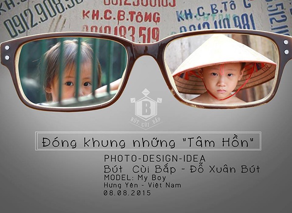 Bộ ảnh siêu thực cảnh báo về vấn nạn cận thị ở trẻ em - 1 Một cái khung, 1 tấm kính cũng do sự thiếu quan tâm của bậc phụ huynh. Để những cửa sổ của tâm hồn luôn bị nhốt chặt trong chiếc khung đó (chú thích ảnh của tác giả)