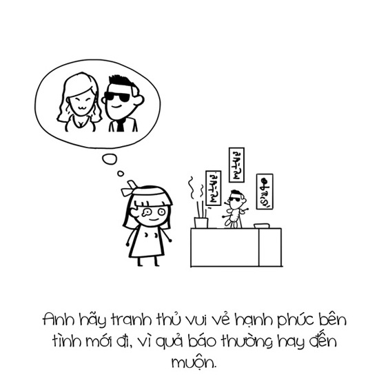 Bộ tranh hài hước về người yêu cũ của họa sĩ trẻ - 6 Bộ tranh hài hước về người yêu cũ của họa sĩ trẻ - 6