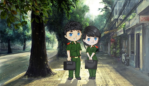 Chàng "họa sĩ" cảnh sát đẹp trai, vẽ chibi cực đáng yêu - 7 Chàng "họa sĩ" cảnh sát đẹp trai, vẽ chibi cực đáng yêu - 7