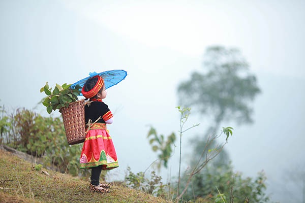 Bé gái Hà Giang xúng xính trang phục dân tộc đón Tết Bính Thân - 4 Bé gái Hà Giang xúng xính trang phục dân tộc đón Tết Bính Thân - 4