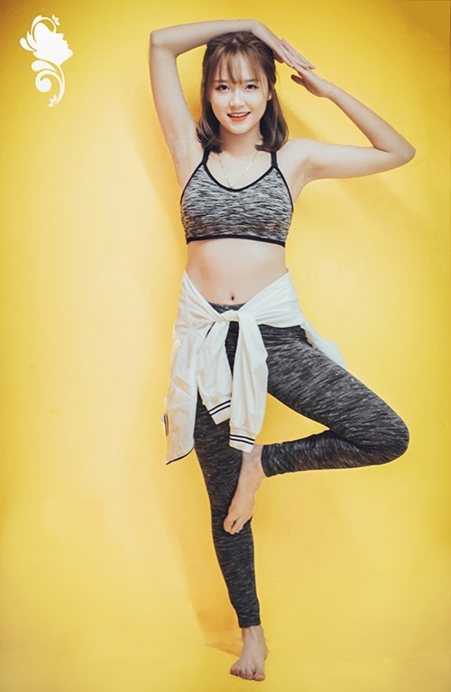 Hoàng Thị Minh Tâm (Văn hóa học K34) là thí sinh đạt giải Miss Thể thao và cũng là cô gái đã lập kỉ lục mới trong phần thi leo núi.