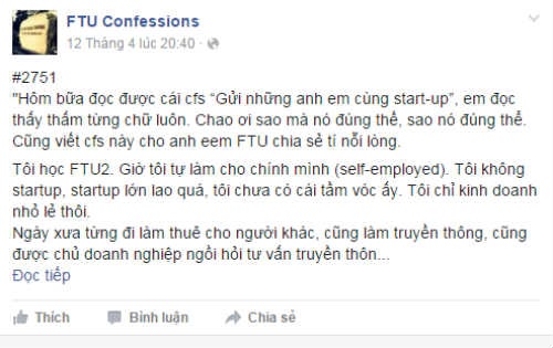 Câu chuyện "khởi nghiệp hay làm thuê" của SV Ngoại thương gây "bão" mạng - 1 Câu chuyện "khởi nghiệp hay làm thuê" của SV Ngoại thương gây "bão" mạng - 1