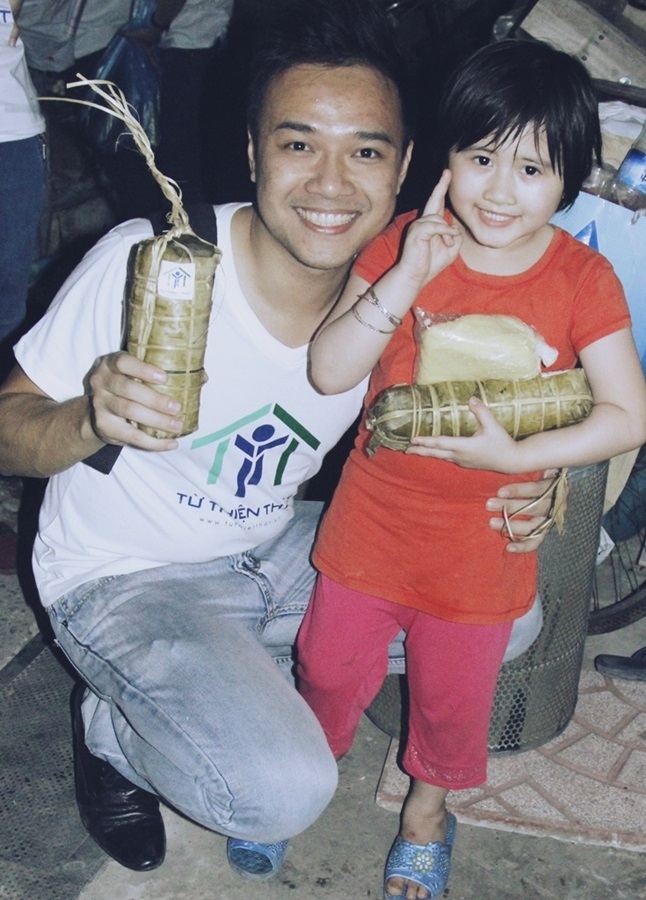 Trung 3T, một chàng trai sống lạc quan và yêu thích công việc thiện nguyện