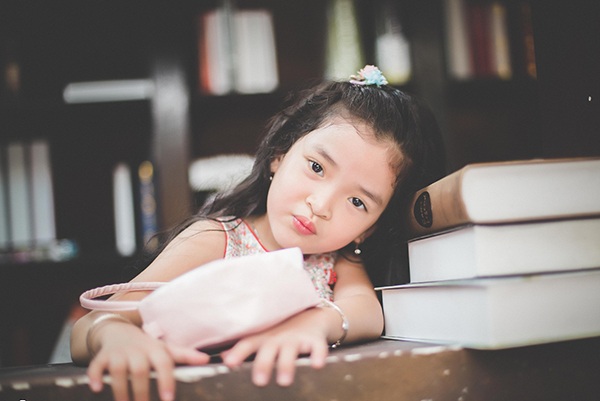 Cô bé có nick-name Xí Muội năm nay 6 tuổi.