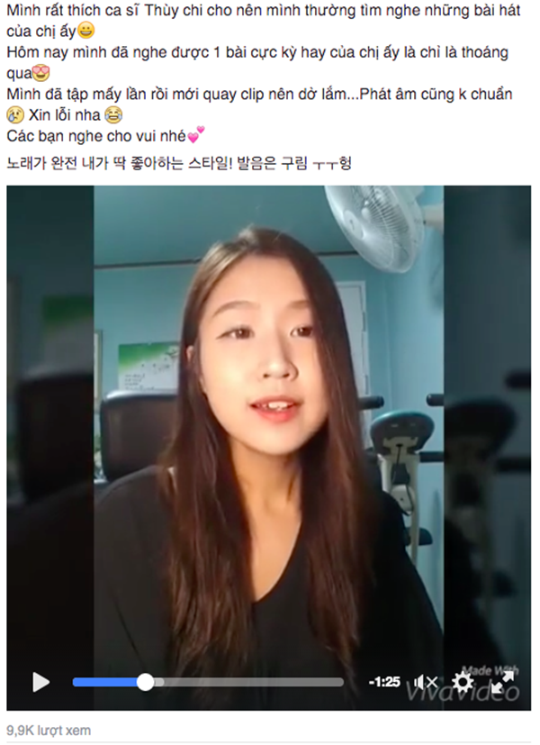 Cô gái Hàn Quốc xinh xắn gây "sốt" vì loạt clip hát tiếng Việt ngọt ngào - 1 Shin Jin Ju có khả năng nói và viết tiếng Việt đều tốt