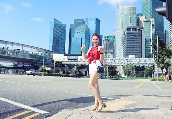 Phương Anh dành kỳ nghỉ hè để đi du lịch nhiều nơi trên thế giới