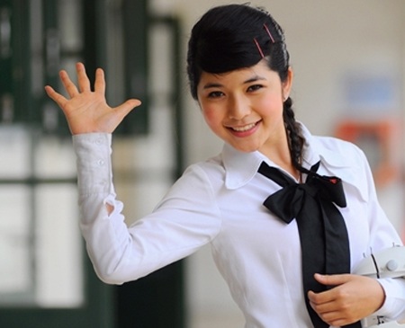 Hot girl "Bộ tứ 10A8" tái xuất xinh đẹp sau 6 năm “mất tích” - 1 Lala Mai Chi trong Bộ tứ 10A8