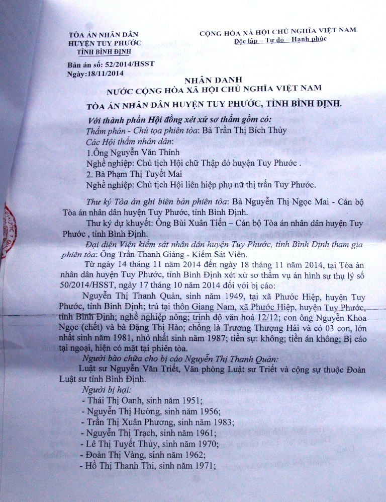 Từ bị hại thành bị đơn