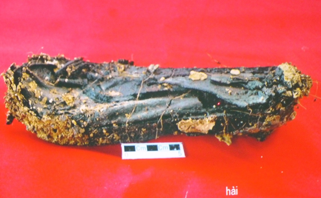 Chiếc hài thu được trong ngôi mộ
