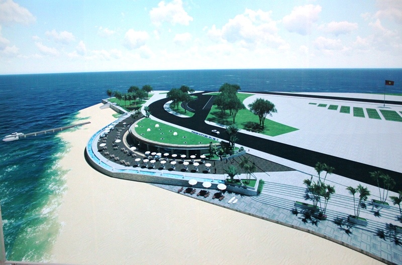 Phối cảnh dự án cụm du lịch bãi biển Beach Front