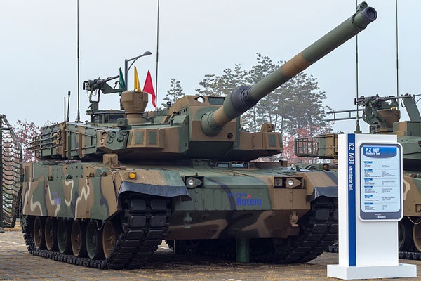 Hàn Quốc sắp triển khai 100 xe tăng “Báo đen” đối phó Triều Tiên - 1 Xe tăng K2 Black Panther của quân đội Hàn Quốc (Ảnh: Army Technology)