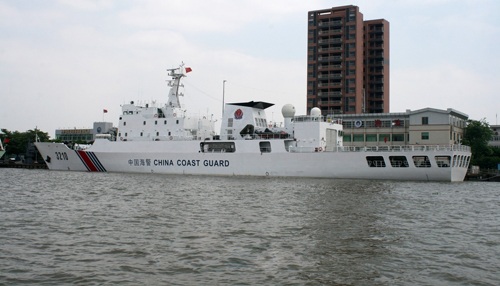 Tàu hải cảnh mang số hiệu 3210 của lực lượng cảnh sát biển Trung Quốc (Ảnh: Chinanews)