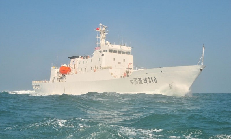 Siêu tàu hải cảnh - vũ khí nguy hiểm của Trung Quốc trên Biển Đông - 2 Tàu ngư chính 310, tiền thân của tàu hải cảnh CCG3210 (Ảnh: Chinanews)