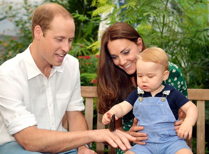 Hạnh phúc viên mãn của Hoàng tử William và Công nương Kate - 8 Hoàng tử George là một cậu bé rất hiếu động và luôn tò mò về mọi thứ xung quanh (Ảnh: Dailymail)