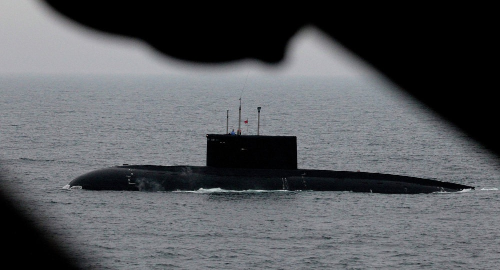 NATO có thể lép vế trước sức mạnh tàu ngầm Nga - 1 Tàu ngầm Hải quân Nga tham gia tập trận (Ảnh: Sputnik)