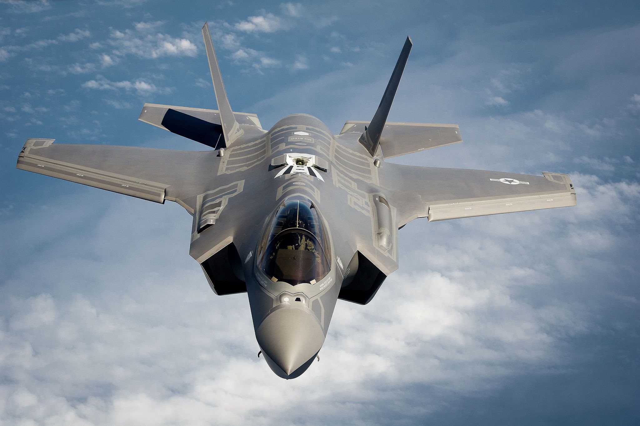 Phi đội F-35 đầu tiên của Mỹ sẵn sàng tác chiến - 1 Máy bay chiến đấu F-35A Lightning II của Mỹ (Ảnh: Wikipedia)