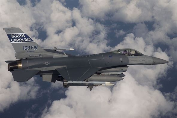 Máy bay chiến đấu F-16 của Mỹ (Ảnh: Osan Airbase)