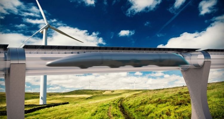 Dubai phát triển phương tiện giao thông “vượt mặt” máy bay phản lực - 1 Mô hình Hyperloop của tương lai (Ảnh: Hyperloopone)