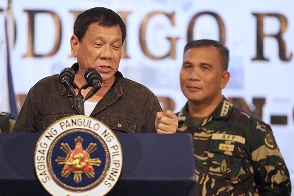 Tổng thống Duterte đánh cược cả mạng sống để bảo vệ Philippines khỏi khủng bố - 1 Tổng thống Philippines Rodrigo Duterte (Ảnh: Philstar)