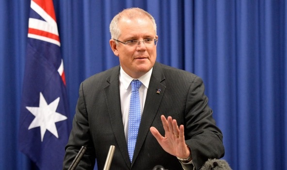 Australia cương quyết bác gói thầu mua bán điện của Trung Quốc - 1 Bộ trưởng Tài chính Australia Scott Morrison (Ảnh: AFR)
