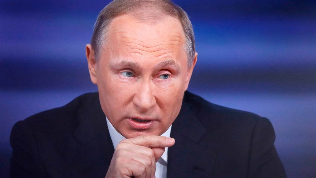 Tổng thống Putin: Nga không mặc cả về lãnh thổ - 1 Tổng thống Nga Vladimir Putin (Ảnh: NBC)