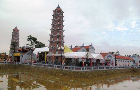 Quảng Bình: Khánh hạ ngôi chùa hơn 700 năm tuổi - 1 Toàn cảnh ngôi chùa nhìn từ ngoài vào