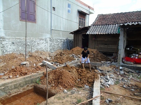 Niềm vui xây được nhà mới của gia đình anh Lê Văn Biên - 3 Niềm vui xây được nhà mới của gia đình anh Lê Văn Biên - 3