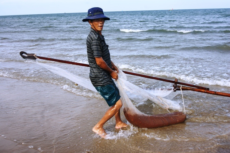 Ngư dân phấn khởi vì khuyếc biển đạt các chỉ tiêu an toàn thực phẩm - 2 Ngư dân rất phấn khởi và hy vọng giá khuyếc sẽ tăng lên trong thời gian tới