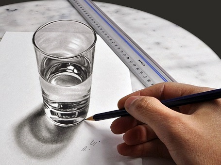 Bức vẽ khắc họa hình cốc nước là một trong những tác phẩm thành công nhất của Stefan Pabst. Sau khi video ghi lại toàn bộ quá trình thực hiện tác phẩm được đăng tải lên mạng, anh đã khiến cư dân mạng sửng sốt và xôn xao bàn tán.