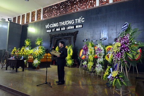 Đồng nghiệp, nghệ sĩ tới tiễn biệt nhạc sĩ Lương Minh - 24