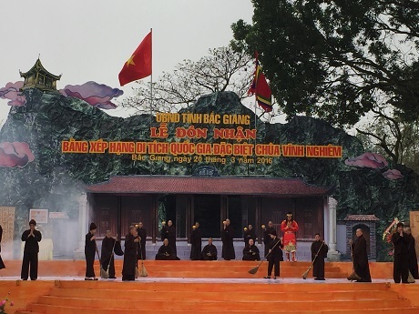 Chùa Vĩnh Nghiêm được xếp hạng di tích Quốc gia đặc biệt - 1 Chùa Vĩnh Nghiêm được xếp hạng di tích Quốc gia đặc biệt - 1