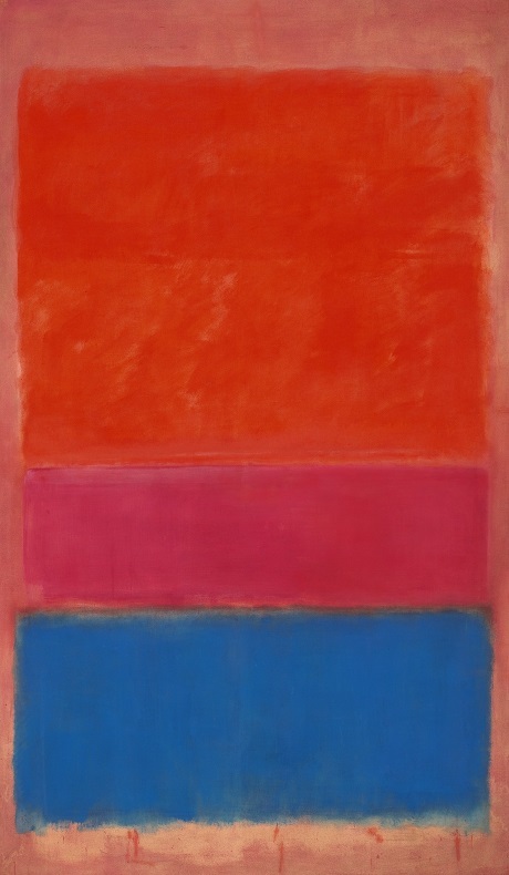 Bức “Số 1 (Đỏ và Xanh)” của Mark Rothko có giá 75,1 triệu đô (1668 tỉ đồng).