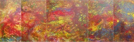 Ra mắt triển lãm “Tâm khí Việt” của họa sĩ Vũ Tuyên - 1
“Tâm khí Việt 1”, acrylic