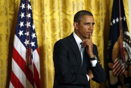 Lý giải sức hấp dẫn trong phong cách ông Obama - 15 Khi tĩnh lặng, trầm ngâm.