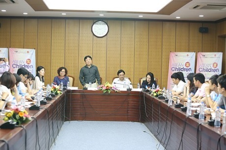 Toàn cảnh buổi họp báo diễn ra vào sáng 27/5 tại Đài Truyền hình Việt Nam. Ảnh: TL.