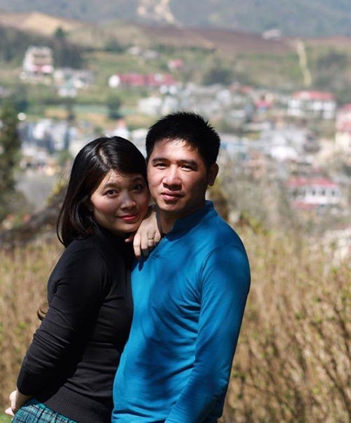 BTV Diệp Anh hạnh phúc bên chồng