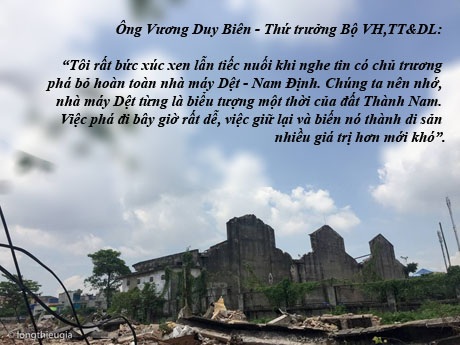 Hiến tặng "Tiến quân ca" và câu chuyện về nhà máy dệt Nam Định - 4 “Xoá bỏ hoàn toàn nhà máy dệt Nam Định là một sai lầm rất lớn”