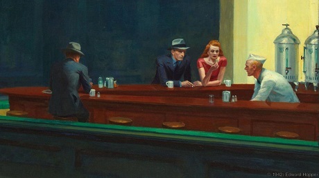 Bức “Nighthawks” (Những người đi chơi đêm)