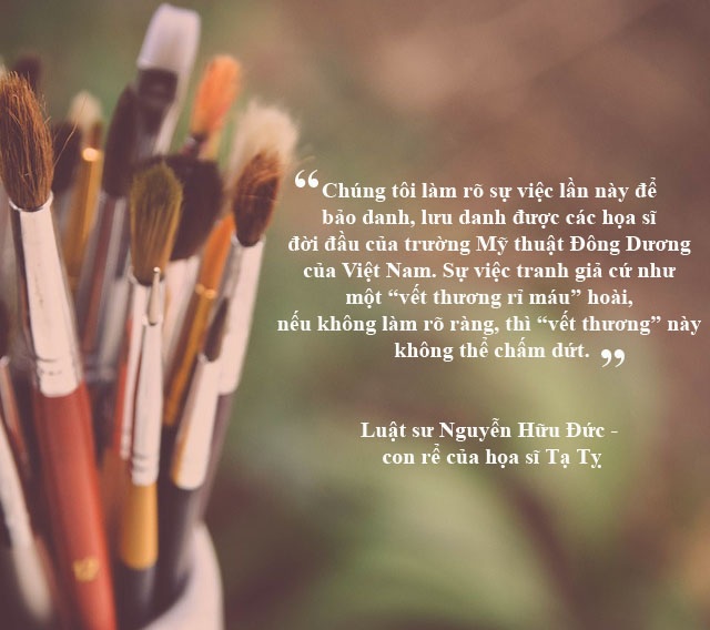 Lùm xùm nghi án đạo nhạc và “đau đầu” khiển trách Hoa hậu - 2 Gia đình họa sĩ Tạ Tỵ chính thức khởi kiện vụ tranh bị mạo danh