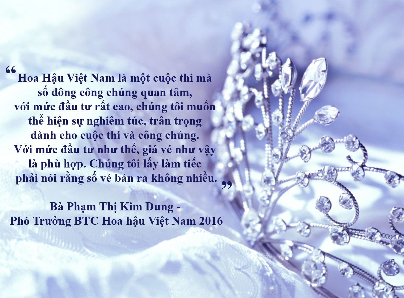 Lùm xùm nghi án đạo nhạc và “đau đầu” khiển trách Hoa hậu - 3 Vì sao giá vé Chung kết Hoa hậu Việt Nam 2016 lên tới 25 triệu đồng/vé?