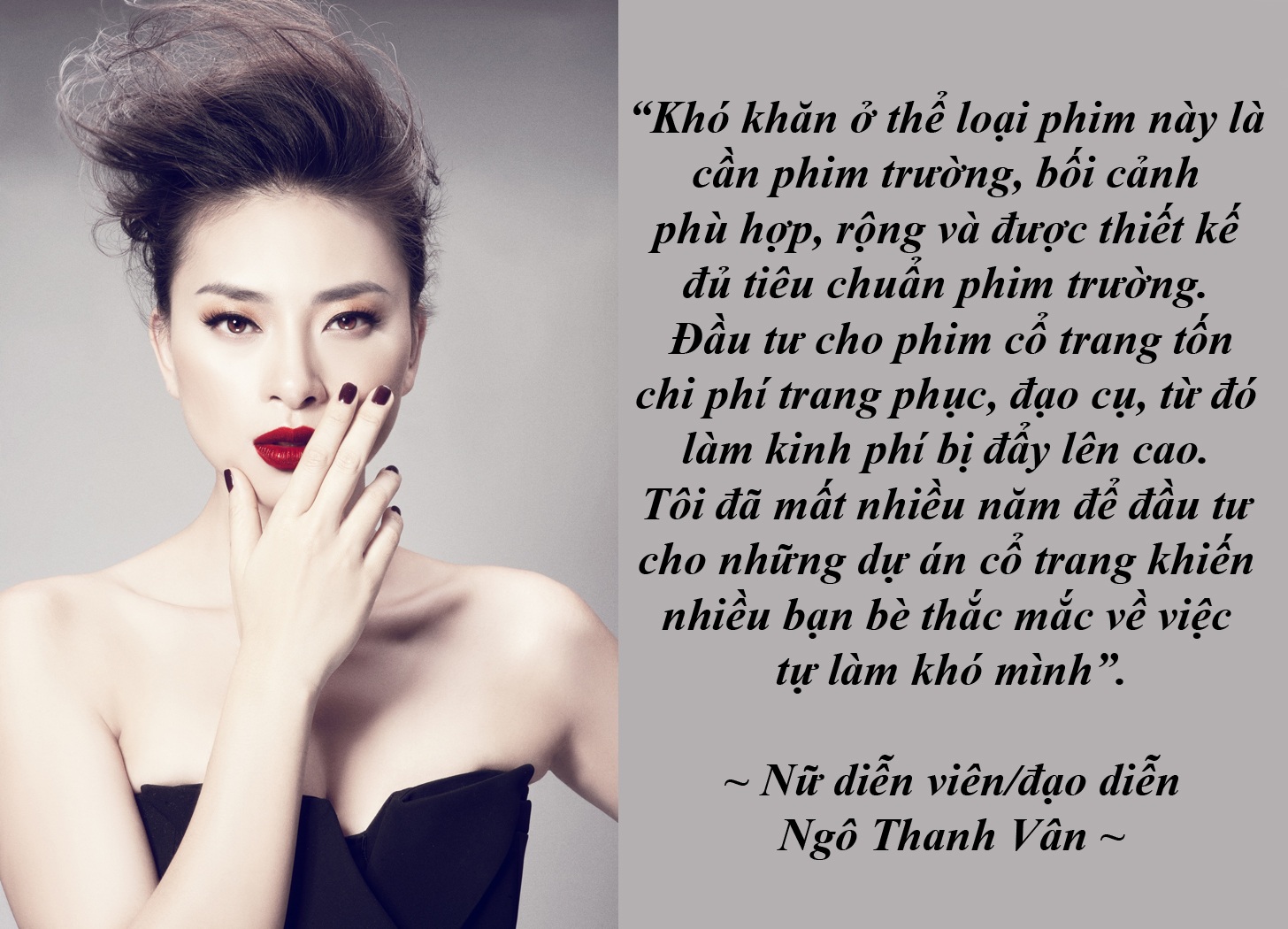 Những “cơn bão” qua đi, chờ đợi vầng hào quang mới tỏa sáng - 4 Những lí do khiến phim cổ trang Việt dù đầu tư tiền tỉ vẫn bị chê - Có một thực tế khá đau lòng đó là bộ phim cổ trang nào của Việt khi công chiếu cũng đều gây nên những tranh cãi khá ồn ào. Người khen thì ít, kẻ chê lại nhiều, kể cả những bộ phim được đầu tư tới hàng chục tỉ như phim “Tấm Cám: Chuyện chưa kể” mới đây.