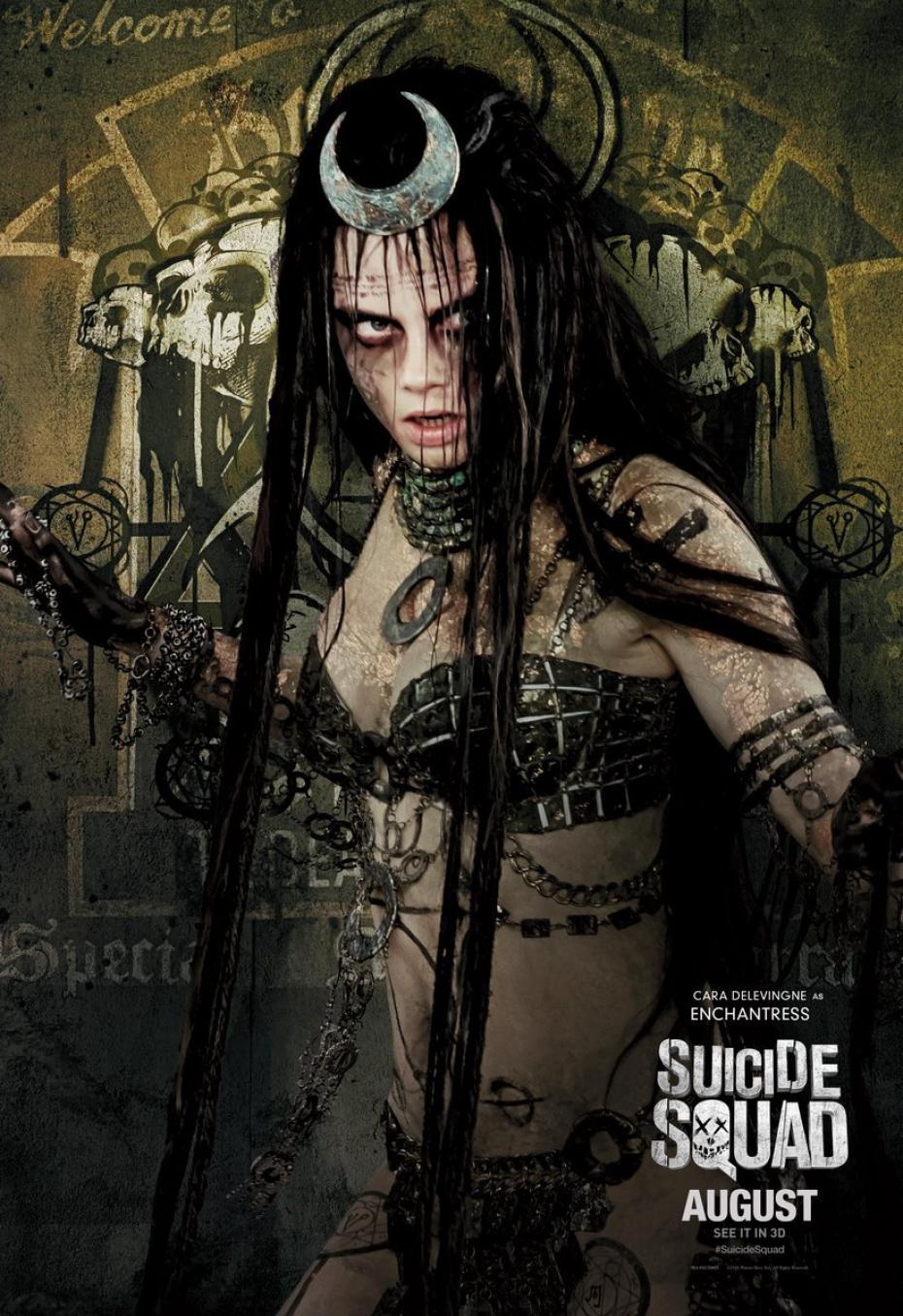 Trong “Suicide Squad”, Cara vào vai nhân vật phản diện Enchantress.