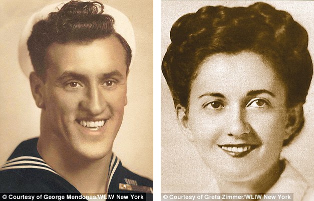 Người phụ nữ trong bức ảnh “nụ hôn kinh điển” đã qua đời - 6 Ông George Mendonsa và bà Greta Zimmer Friedman trong những năm tháng tuổi trẻ.