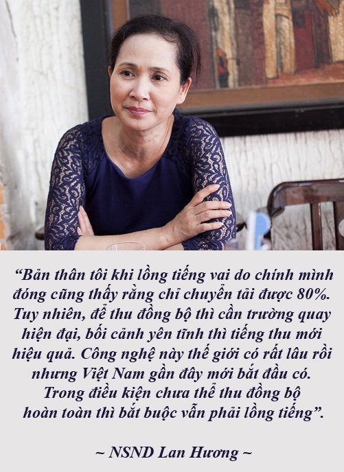 Những buồn vui trong cuộc đời nghệ sĩ - 10 Bao giờ phim Việt mới thôi lồng tiếng theo kiểu nghiệp dư? - Cho đến thời điểm hiện tại, phần đa các phim truyền hình Việt vẫn phải thực hiện khâu lồng tiếng trước khi công chiếu. Đây là một “sự tụt hậu” khó tưởng đối với nhiều chuyên gia phim ảnh nước ngoài. Điều đáng nói là khâu lồng tiếng của phim Việt vẫn đang rất nghiệp dư.