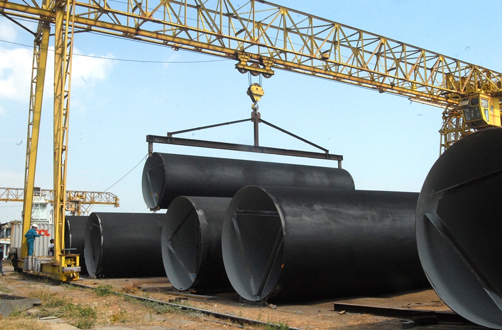Cùng xem những bức ảnh về nguồn nước đoạt giải quốc gia - 8 Ống đã được bọc lót bằng phương pháp sơn nhựa cao su