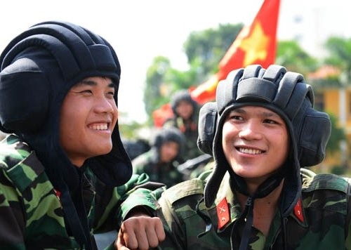 Chiến sĩ Thiết giáp vui mừng sau mỗi lần hoàn thành tốt nhiệm vụ