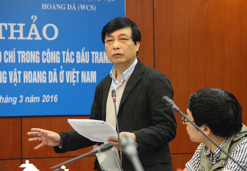 “Báo chí đăng tải quá ít tin bài về bảo vệ động vật hoang dã” - 2 Ông Nguyễn Văn Hùng cho rằng, các cơ quan báo chí cần quan tâm hơn nữa tới vấn đề bảo tồn, bảo vệ các loài ĐVHD