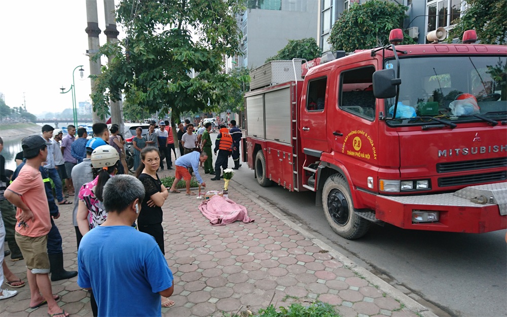 Hiện trường vụ việc.