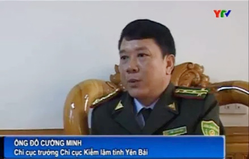 Chi Cục trưởng Chi cục Kiểm lâm được dùng súng khi nào? - 1 Ông Đỗ Cường Minh, Chi cục trưởng Chi cục Kiểm lâm tỉnh Yên Bái (Ảnh: Đài Truyền hình Yên Bái)