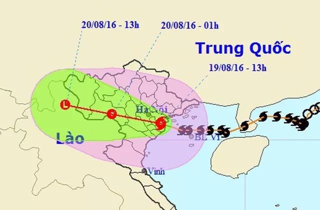 Tổng hợp diễn biến cơn bão số 3 - 4 Chiều ngày 19/8 bão số 3 đổ bộ vào khu vực Hải Phòng-Thái Bình.